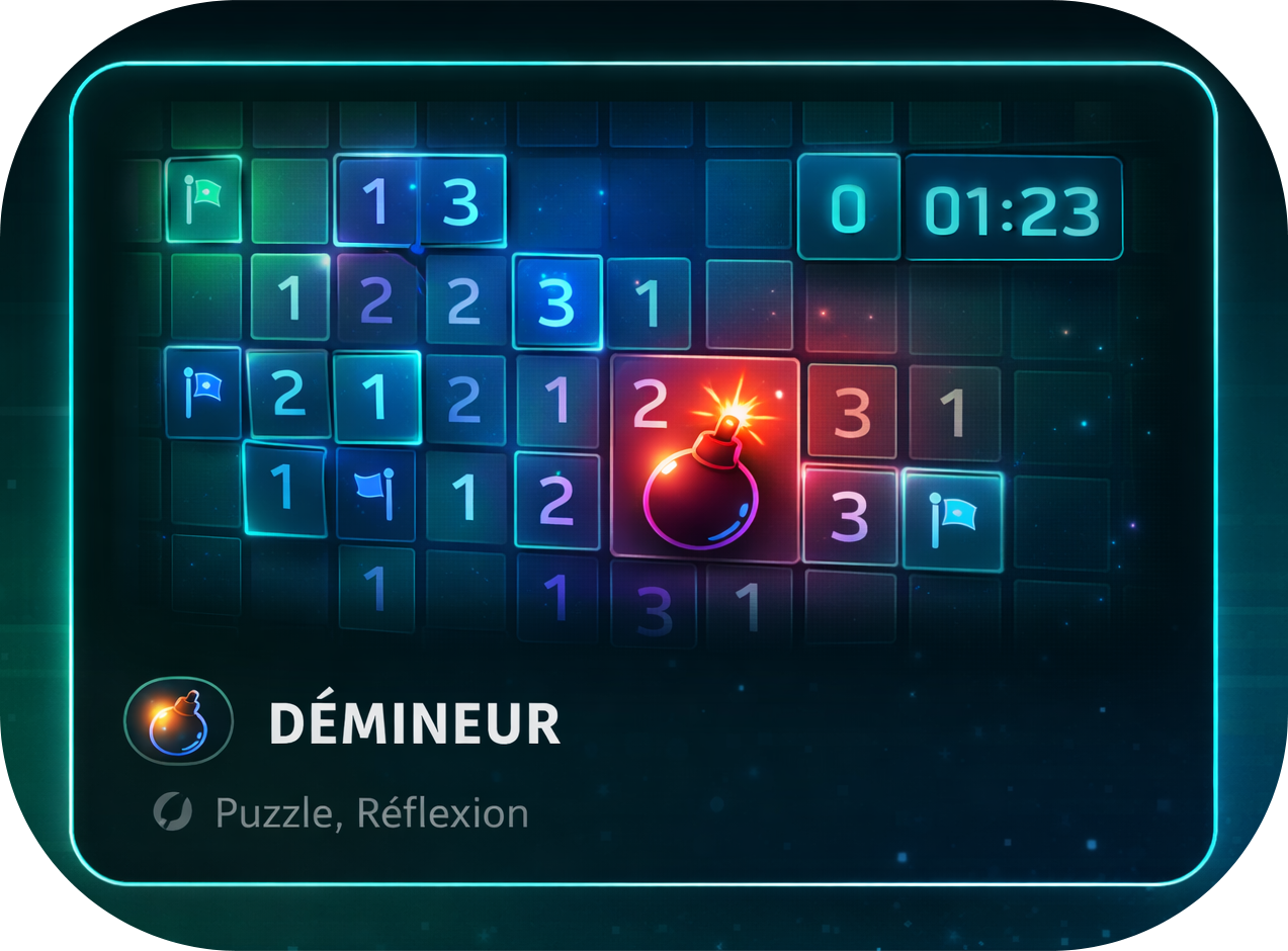 Démineur — jeu gratuit en ligne