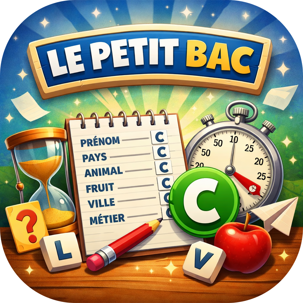 Le Petit Bac — jeu gratuit en ligne